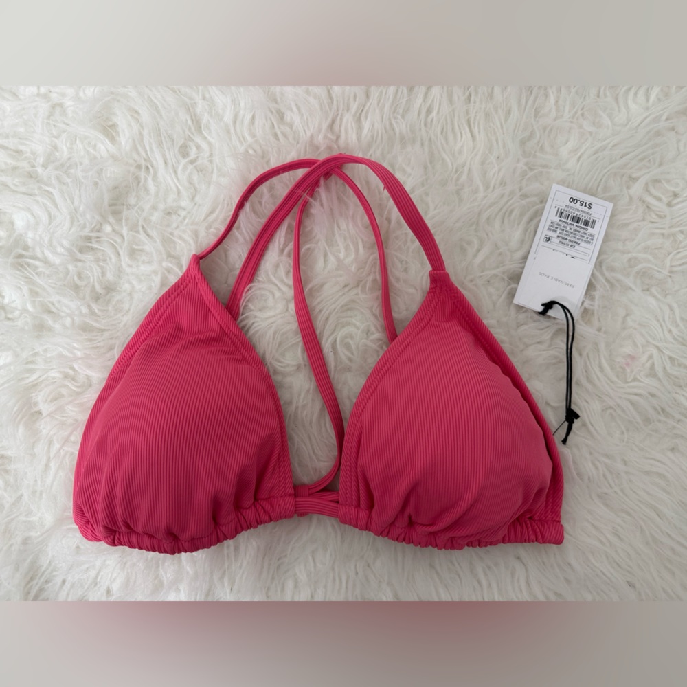 Shade & Shore Pink Bikini Top Classic Swimwear